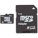 A-Data 75ICT60002 4GB Turbo microSDHC Memory Card w/Adapter