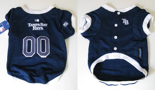 Tampa Bay Rays Pet Dog Baseball Jersey LARGE