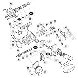 シマノ(SHIMANO) 98ツインパワー5000H パーツ:ストッパーツマミ(部品NO88) 01351