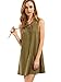 OURS Women's Multi Stripe Chevron Print Tank Casual Summer Dress (XL, Black)