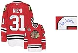 Antti Niemi Autographed Jersey - Chicago Blackhawks, Stanley Cup Patch - Autographed NHL Jerseys