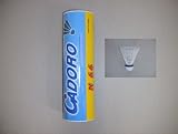 Cadoro N66 White Nylon Shuttlecocks Medium Speed