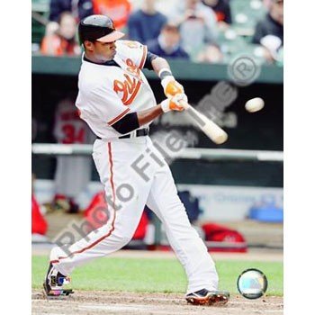 Adam Jones Orioles Batting 2009 8x10 Photo