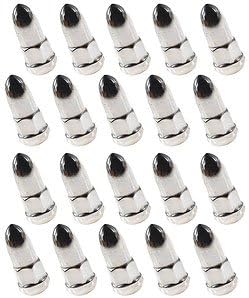 Rocket Wheels C1004BSET Bullet Bulge Acorn Lug Nut Set Closed 1/2" (17mm Hex)