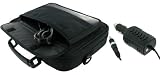2n1 Combo - Acer Aspire One AOD250-1289 10.1-Inch Netbook Carrying Bag Case with 12v Car Charger (Classic Series - Black)
