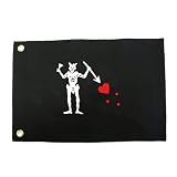 Outdoor Living : Marine Grade Pirate Flag - Blackbeard