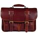 Leather Briefcase Flap Over