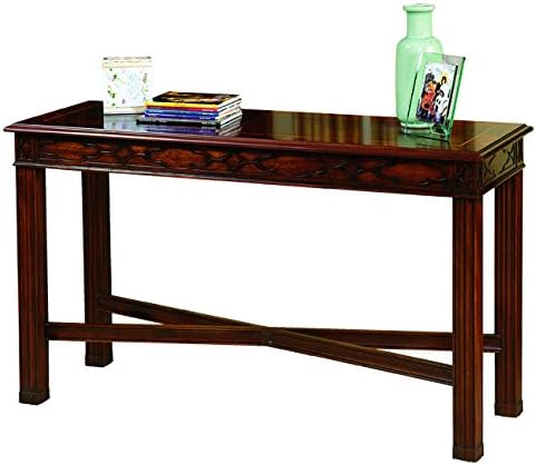 Henkel Harris Model #5721 Chippendale Mahogany Stretcher Base Sofa Table ~ NEW