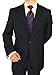 Giorgio Napoli Men's Suit Three Button Jacket Side Vents Pleated Pants