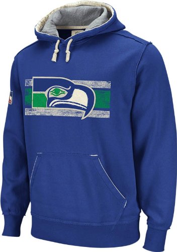 Reebok Seattle Seahawks Vintage Applique Hooded Sweatshirt XX Large