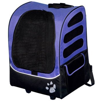 Pet Gear I-GO2 Plus Traveler Rolling Backpack Carrier for Cats and Dogs up to 25-pounds - Lavender