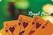 Royal Flush Cards Tempered Glass Cutting Board workspace saver