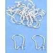 16 Earring Wires Sterling Silver French Kidney 22 Gauge