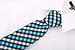 Scott Allan Turquoise Black Tie Men | Gingham Plaid Ties for Mens | Necktie Turquoise | corbatas para hombres elegantes