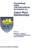 Insect-Plant Relationships (Series Entomologica)