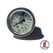 INDEPENDENT CYCLE/LEGEND HARLEY AIR GAUGE - WHITE FACE