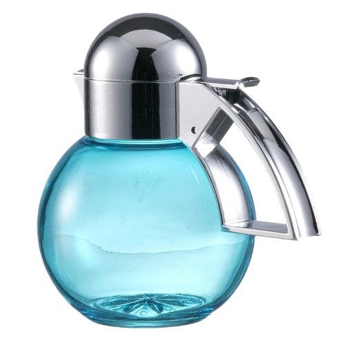 Stoha Design 025835 Alllzweckgiesser 200 ml Glas Kugel transparent tr&uuml;kis - ABS Kunststoff silber