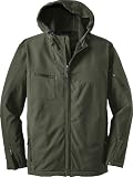 Port Authority - Breathable Textured Waterproof Hooded Soft Shell Jacket. J706