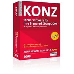 KONZ Steuersoftware 2008, mit Original-Buch
