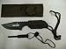 Trademark 7 Survival Knife w/fire Starter, Green Rope, Nylon Pouch