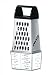 from Premier Housewares Premier Housewares 4 Sided Stainless Steel Grater with Black Handle and Collecton Container Model 0511232