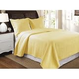 Greenland Home Vashon Full/Queen Quilt Set, Yellow