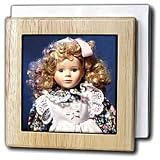 Florene Childrens Art II - Shirley Temple Doll - Tile Napkin Holders