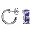 Esprit DamenOhrringe 925/ooo Sterlingsilber  bouquet purple ESER-91043.C