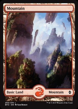 Magic: the Gathering - Mountain (266) (266/274) - Battle for Zendikar - Foil