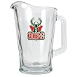 Milwaukee Bucks 60oz Glass Pitcher - Primary Logo NBA Basketball