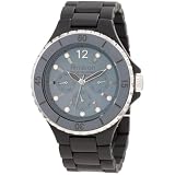 Armitron Men's 20/4763GYBK Black Ceramic Multi-function Bracelet Watch