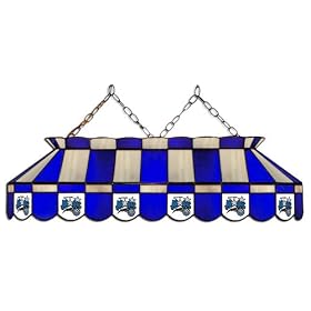 Imperial Orlando Magic Licensed 40-Inch Rectangular Stained Glass Billiard Table Light