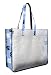 UNC University of North Carolina Beach Stadium Tote Bag with Clear Sides and Cotton Fabric - SEE Through Thru Bag for School Events or Beach CHRISTMAS GIFT IDEA for MEN Women Ladies MOM or Dad Teachers and Travelers