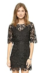 General Print Polyester Above the Knee Cutout Stretchy Lace  Dress