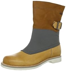 G-Star DISTRICT WMNS Carabina GS43765, Damen Fashion Halbstiefel & Stiefeletten, Braun (Natural Lthr & Text w/Grey 4T6), EU 38