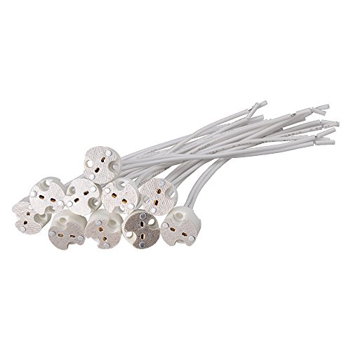 Onite GrayBean MR16 MR11 LED Light Socket, 10-Pack