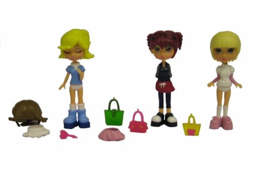 Childrens Toyshop  Toys : Mandy Mix Up - 3 Doll Pack with Mix and Match Parts