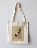 L'Oeuvre Grave et Lithograhie Vintage Poster (artist: Steinlen, Theophile Alexandre) France c. 1913 (100% Cotton Tote Bag - Reusable)