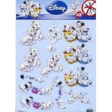 Die Cut Découpage Sheet - 101 Dalmations