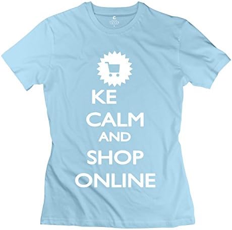 Custome Retro Women Unique T-shirts/Keep Calm Shop Online