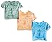 Burt's Bees Baby Boys' Set Of 3 Organic Sun Bleached Logo Tees