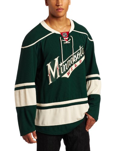 NHL Men's Minnesota Wild Authentic Jersey - 7231A5Ckahjmwi (Green, 50)