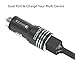 SOUNDPIE 30W 2-Port USB Car Charger with Qualcomm Quick Charge 2.0 Technology For Samsung Galaxy S7/S6/Edge/Edge Plus iPhone 6S 6S Plus Includes a 3.3ft Quick Charge Micro USB Cable(Black)