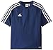 adidas Kids' Estro 15 Jersey (Little Big, Dark Blue/White, Medium