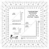 Military Style MGRS/UTM Coordinate Grid Reader & Protractor