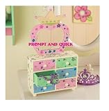 PRINCESS JEWELERY BOX GIRLS BEDROOM FURNITURE MIRROR
