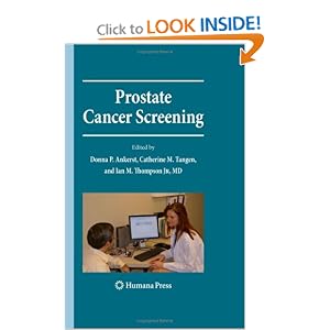 Click here to buy Prostate Cancer Screening: Second Edition (Current Clinical Urology) by Donna Pauler Ankerst, Catherine M. Tangen, and Ian M. Thompson.