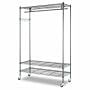 Alera Wire Shelving Garment Rack (Black)