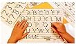 SCHOOL RITE SR-1051 TEMPLATE MAUSCRIPT UPPERCASE-1 LETTERS
