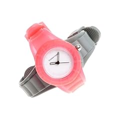 Funny Time Kinder-Armbanduhr pink-grau mit Wechselband Analog  FT5005-70